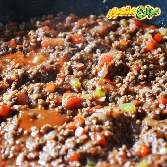 مكونات سلوبي برجر Sloppy Joe