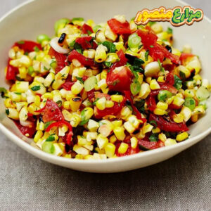 سلطة الذرة الحلوة الباردة بالكيوي